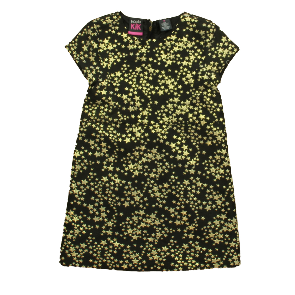 Koala Kik Girls Black | Gold Stars Dress size: 4T